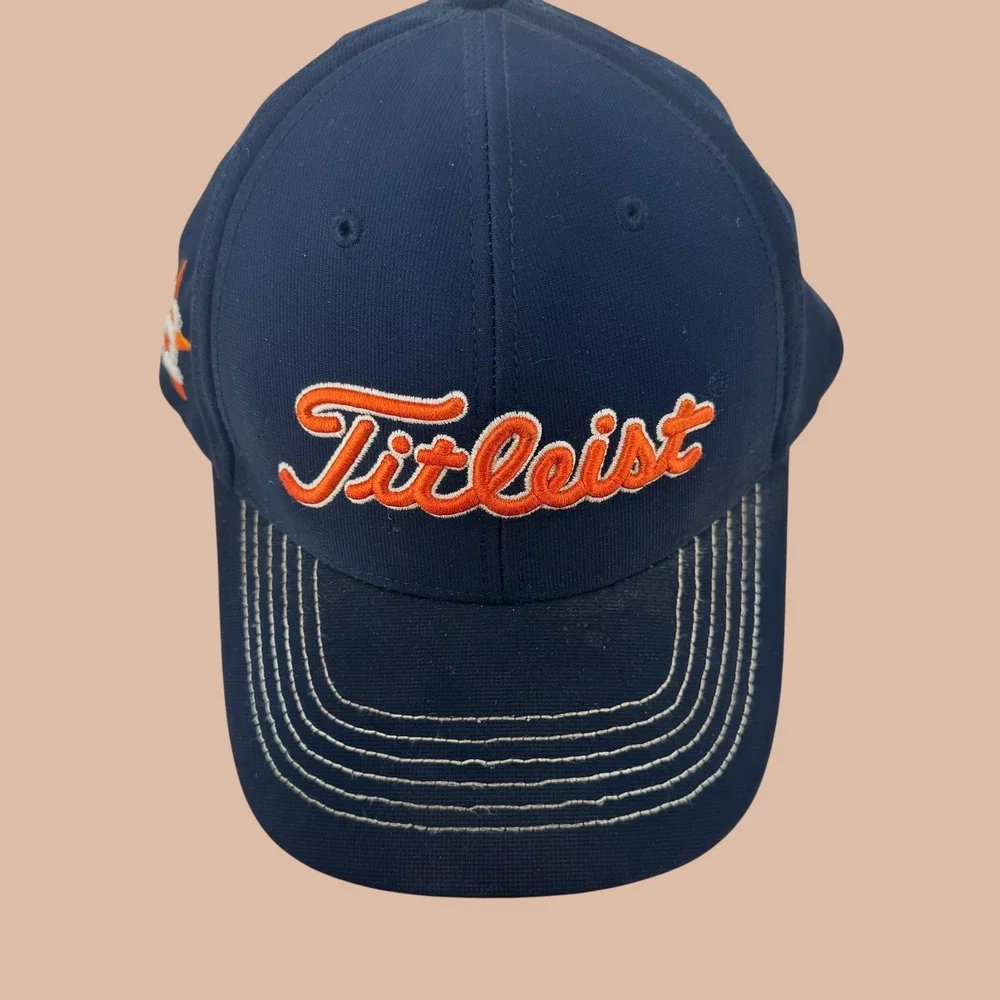 Titleist Houston Astros‎ MLB Golf Hat Navy Blue 47 Brand Stretch Fit M-L TH5FMLB